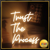 "Trust The Process" LED Neon Sign Word/Letters USB Powered Neon Lights