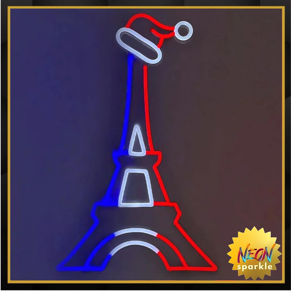 Eiffel Tower Neon Sign - Elegant LED Paris Decor by Neon Sparkle