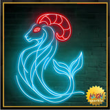Aries Neon Sign - Bold Zodiac LED Wall Light by Neon Sparkle