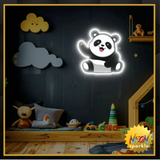 Panda UV Neon Sign
