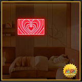 PPG Heart UV Neon Sign