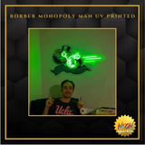Robber Monopoly Man UV Printed