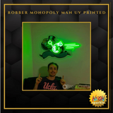 Robber Monopoly Man UV Printed