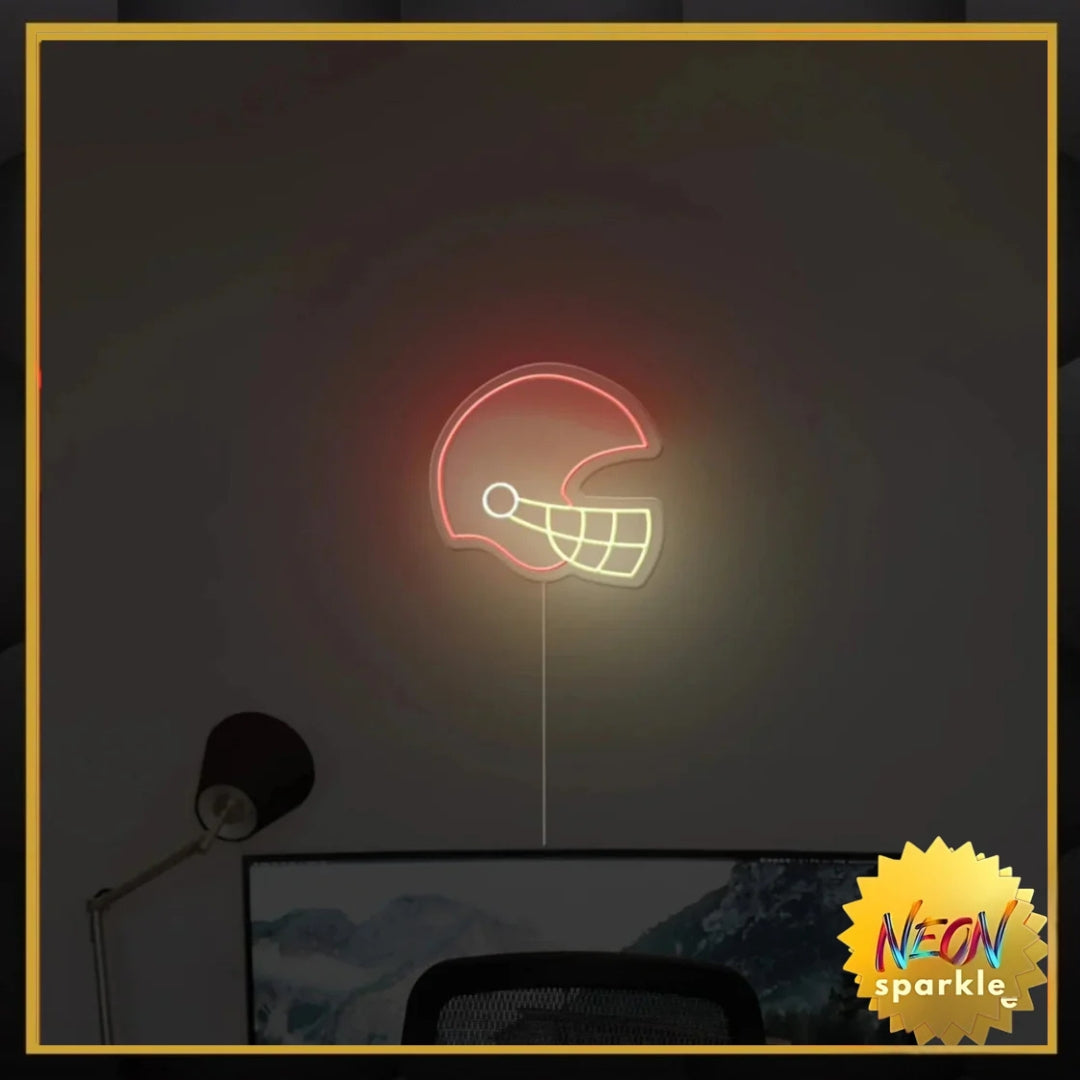 Helmet Neon Sign