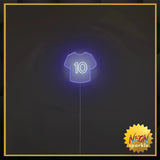 Jersey No.10 Neon Sign