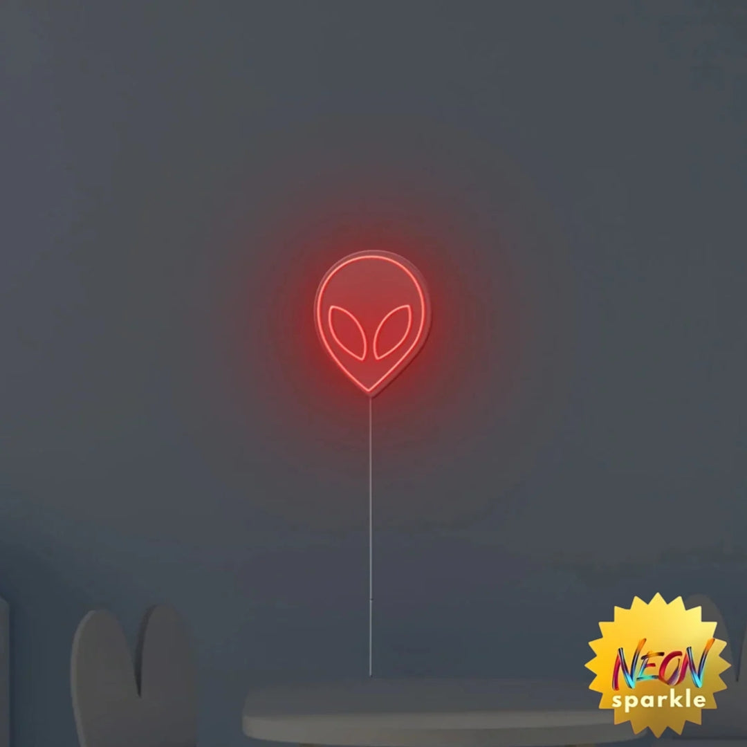 Alien Face Neon Sign