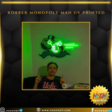 Robber Monopoly Man UV Printed