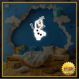 Olaf UV Neon Sign