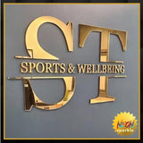 Custom Business Sign, Professional 3D Laser Cut Acrylic Business Logo Sign for Wall