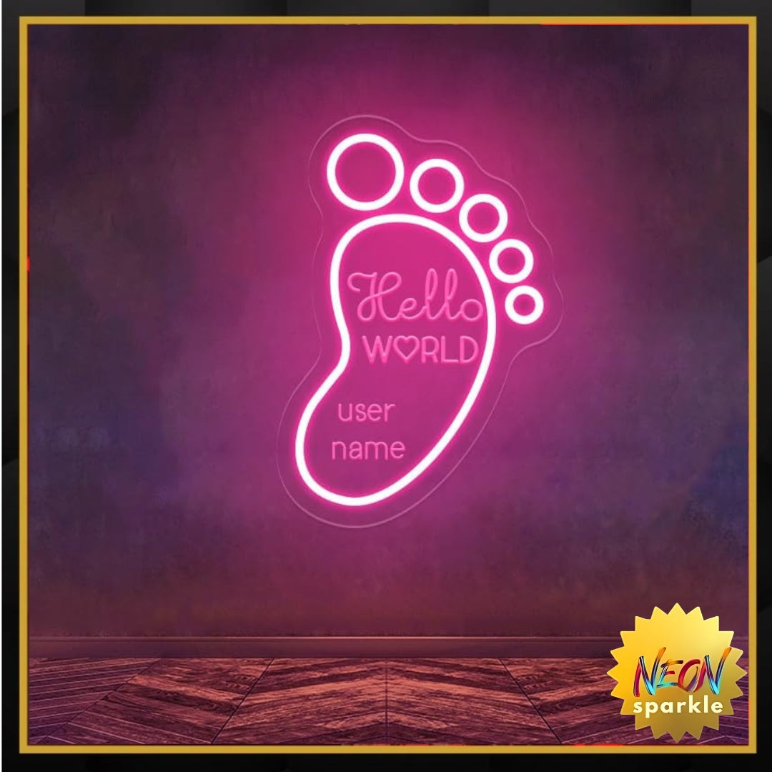 Personalized Nursery Wall Decor - Newborn Gift for Mom, Gender Reveal & Kids Room Decoration